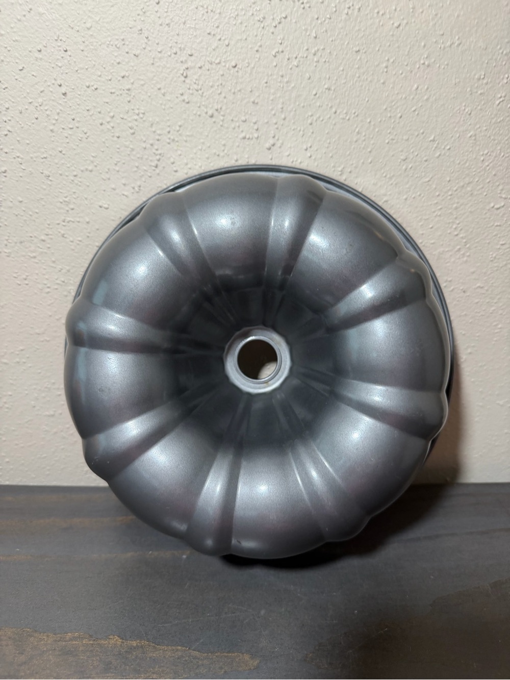 Metallic Gray Bundt Cake Pan - Nordic Style